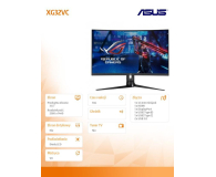 ASUS 31.5" ROG Strix XG32VC Curved 175Hz 1ms HDR400 - 597737 - zdjęcie 7